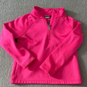 Bright Pink Spyder Quarter-Zip Pullover